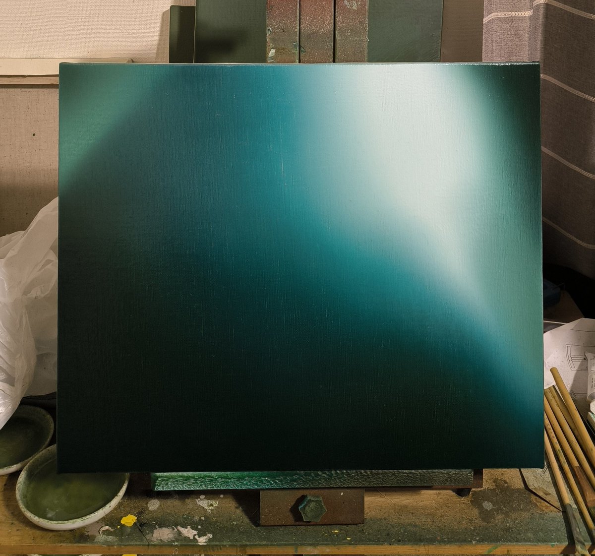 今日はここまで。いつもより早いけど次の層で完成かも。こってり