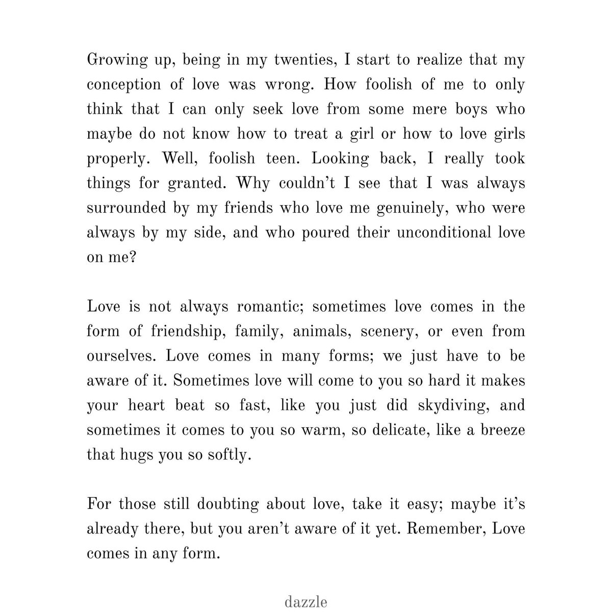 pencorner's tweet image. When love find you, I hope it something that will ease your days.