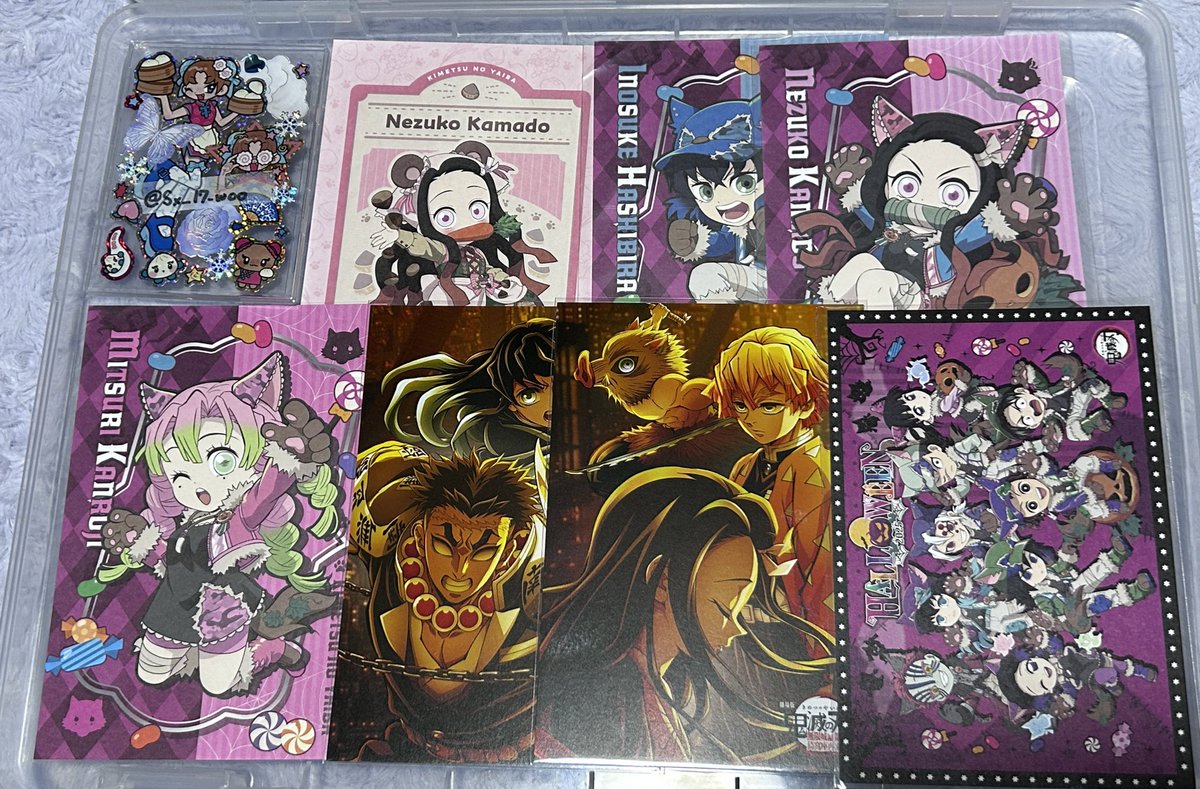 鬼滅の刃 ufotablecafe ポストカード コースター 交換 (譲) 画像 (求