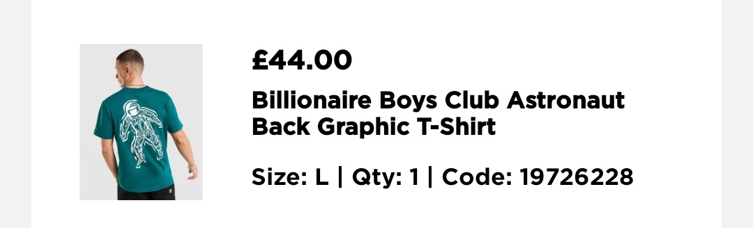 Ordered this THREE times (Twice accidentally...managed to order for collection &amp; delivery to my house) and then a 3rd time purposely to get it right. EACH TIME IT HAS COME IT HAS ARRIVED AS A MED WHEN I'VE ORDERED A LRG! The invoice says M but I ordered L as below! #JDSports