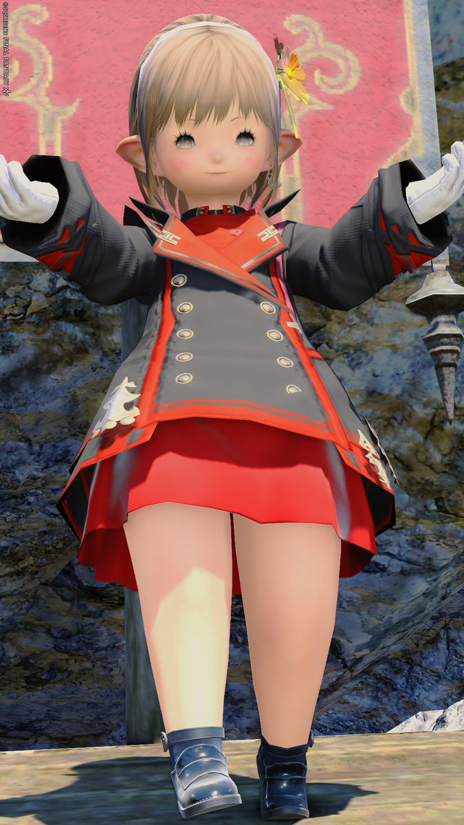 おはララ です!! きらきら金曜日✨ 久しぶりにララフェルでSSを撮って