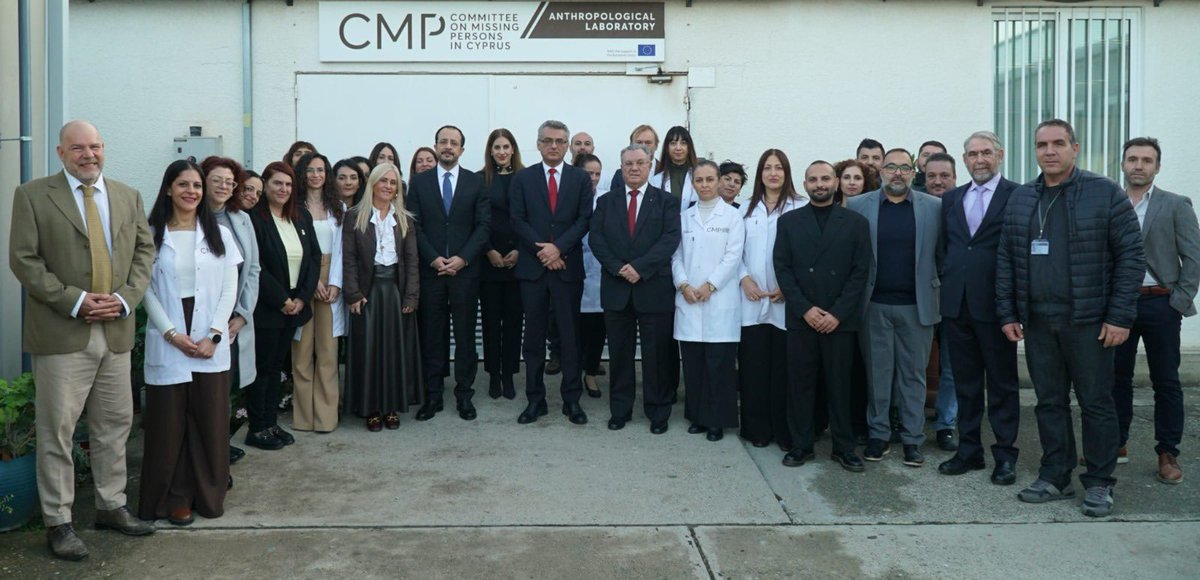 TRNC_Presidency's tweet photo. President @TufanErhurman Visits Committee on Missing Persons’ Anthropology Laboratory in the UN buffer zone 

https://t.co/YHvr7RnGNz https://t.co/alE9swEwvN
