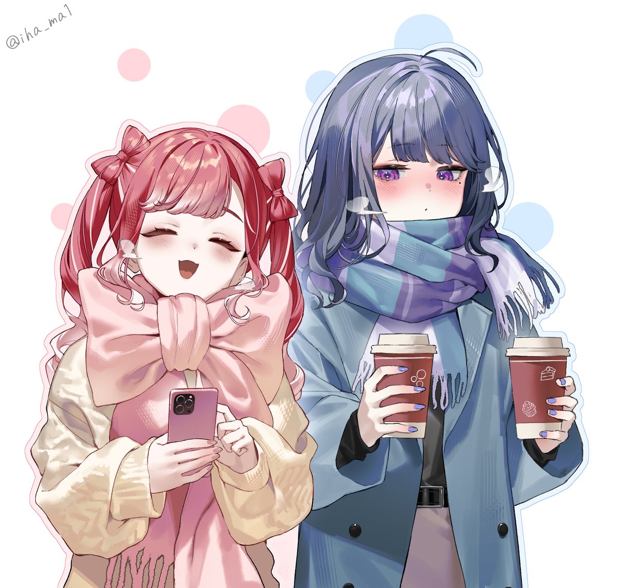 冷えるね #泡色模様 #さおと名画