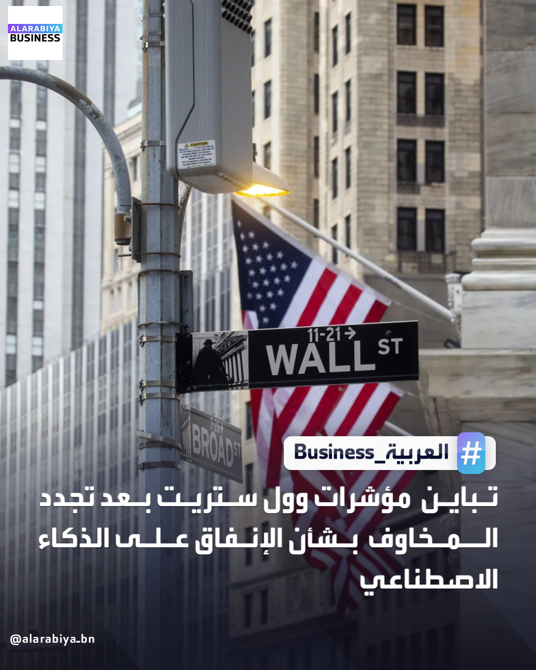 تباين أداء الأسهم الأميركية في مستهل التعاملات، بعد أن أعادت أرباح شركة أوراكل إحياء المخاوف بشأن الإنفاق المفرط على الذكاء الاصطناعي، مما يُهدد انتعاش وول ستريت الذي أعقب خفض الاحتياطي الفدرالي الأخير لأسعار الفائدة. انخفض مؤشر ناسداك الذي يضم شركات التكنولوجيا بنسبة 0.9%. هبط مؤشر ستاندرد آند بورز 500 بنسبة 0.33%. ارتفع مؤشر داو جونز الصناعي بنسبة 0.7% _Business 