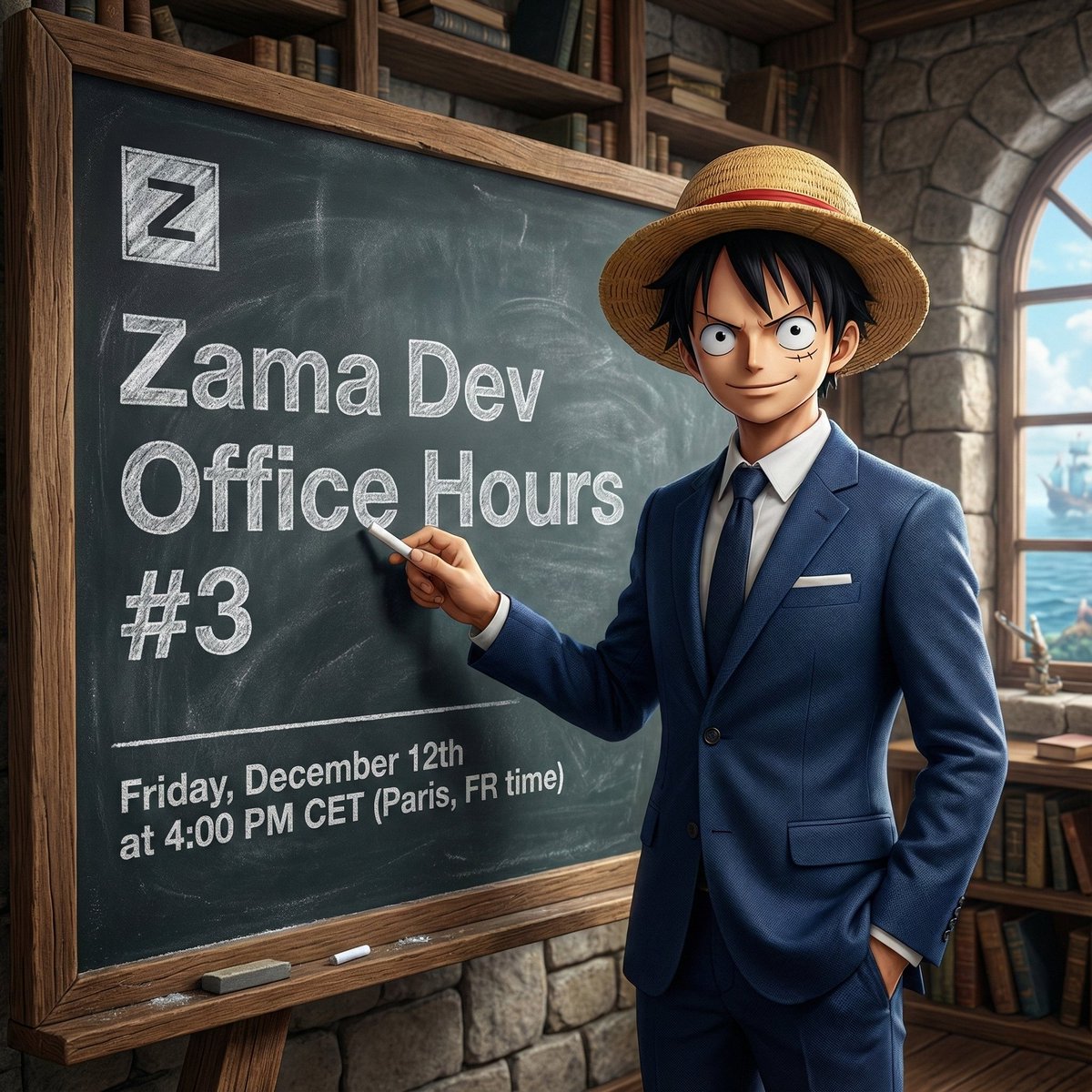 yo everyone, just wanted to say we are doing the <a href="/zama/">Zama</a> dev office hours thing again tomorrow.
​if u been wondering about anything $ZAMA related or how the tech works, or just FHE stuff, u should def come by. its not super formal or anything. just a chance to ask whatever is on ur