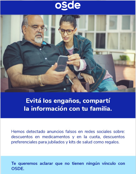 Panolis's tweet image. Quedense tranquilos que sabemos muy bien que OSDE serían incapaz de regalar algo