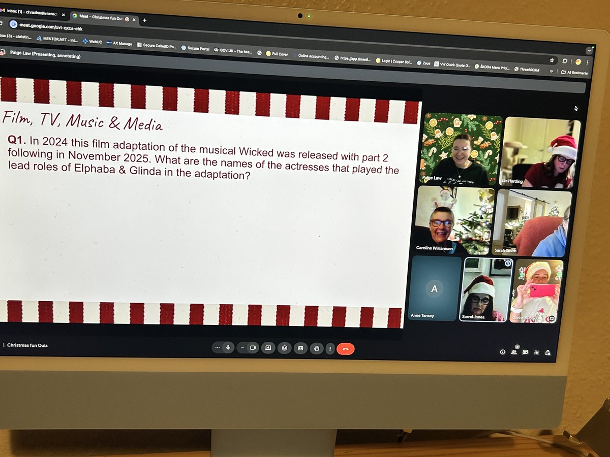 IM_Socials's tweet image. The Interactive Marketing Team took part in a Christmas Quiz last night! We had snacks, drinks, laughs! 

It was a lot of fun, congratulations to our winner Sorrel we hope you enjoy your voucher!! 

Merry Christmas from the team! 🎁🎄🥂✨