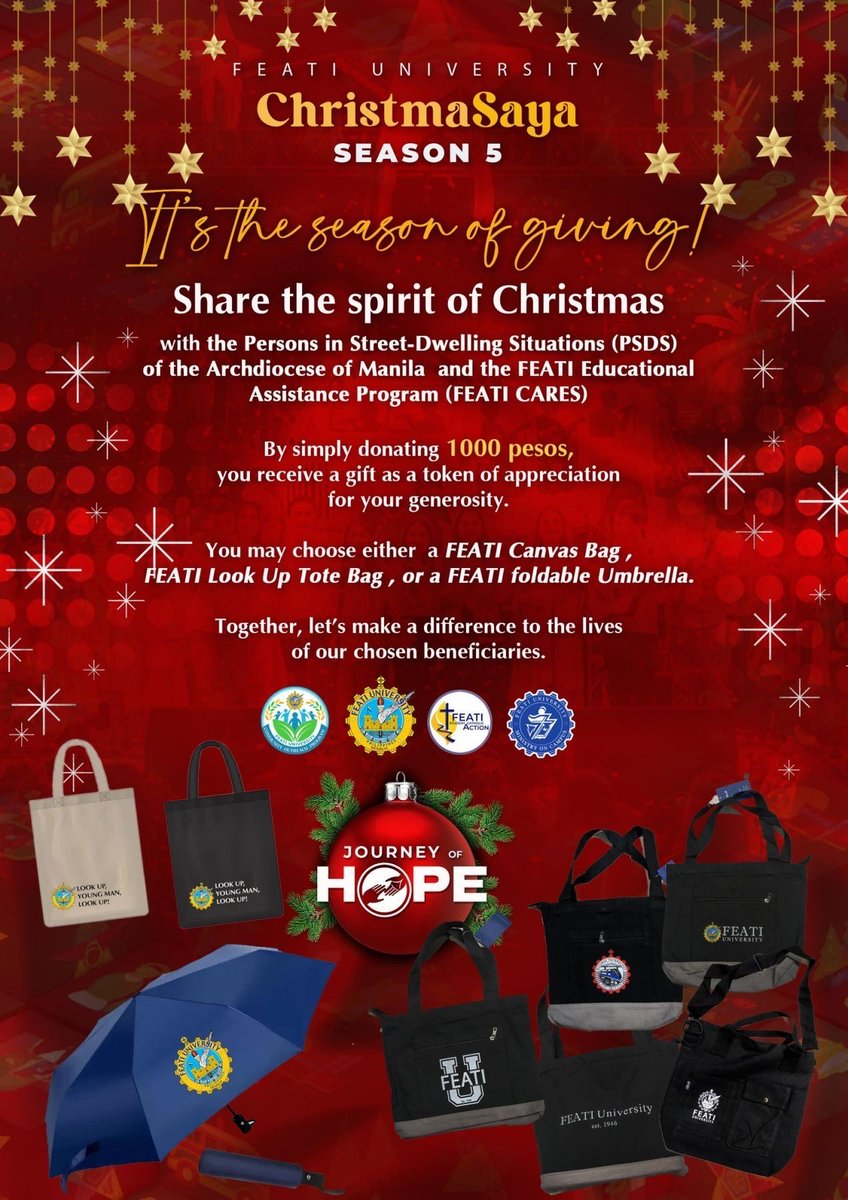 FEATI_Univ's tweet photo. ChristmaSaya: A Benefit Concert - Season 5 happens tomorrow, December 12, 5pm at the FEATI Activity Center. https://t.co/sV9uVgp6UR