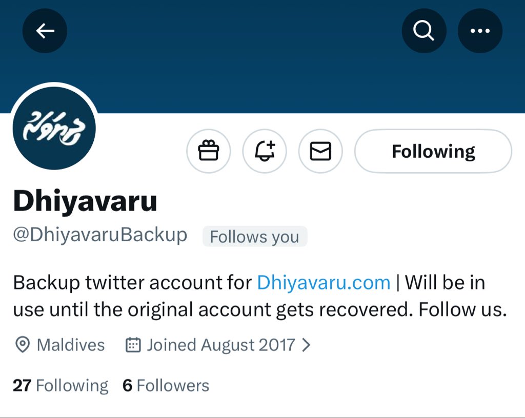 Please follow <a href="/DhiyavaruBackup/">Dhiyavaru</a>