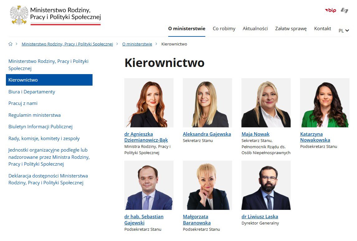 „Cuda, cuda ogłaszają!”

Drogie <a href="/MRPiPS_GOV__PL/">Ministerstwo Rodziny, Pracy i Polityki Społecznej</a> - cud zmiany, dobry fachowiec na pokładzie, przede wszystkim mądra i pracowita osoba!

Ogromnie gratuluję <a href="/nmaja/">Maja Nowak</a> . Podjąć się zadania sprzątania niemałego bajzlu to nie lada odwaga. Ale wierzę, że to się uda! 

Gratuluję też <a href="/AgaBak/">A. Dziemianowicz-Bąk</a>