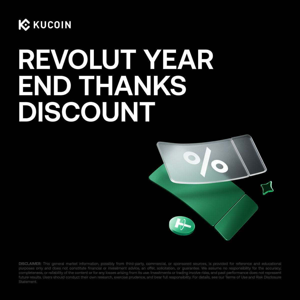 🚀 Revolut Year-End Thanks Discount is here! Use Revolut Pay to buy crypto  on KuCoin and enjoy: 💰 fee rebate in USDT 🎉 New & existing user rewards  for qualifying buy orders