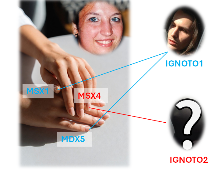 FraTesta73's tweet photo. #Garlasco #MSX4 #Ignoto2
Verrà mai identificata la linea familiare di MXS4 alias Ignoto2?