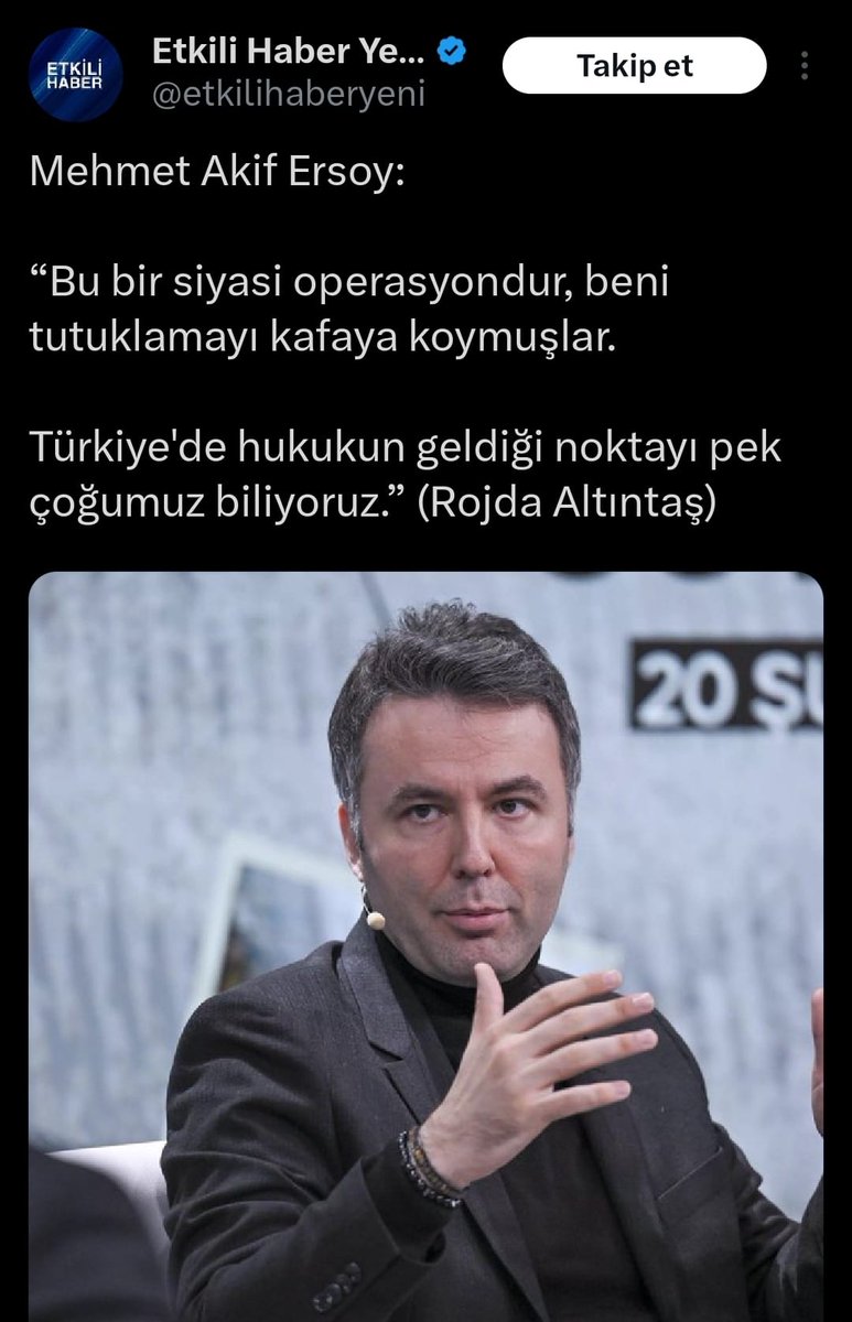 Türkiye'de hukukun geldiği noktaya işaret edebilecek konumda bulunup da bunu ilk defa hukukun geldiği noktanın kendisini vurduğunu düşündüğü zaman dillendirenler, düne kadar, "hukuk herkese lazım" ve " susma, sustukça sıra sana gelecek" cümlelerini muhalif sloganı sanıyorlardı.