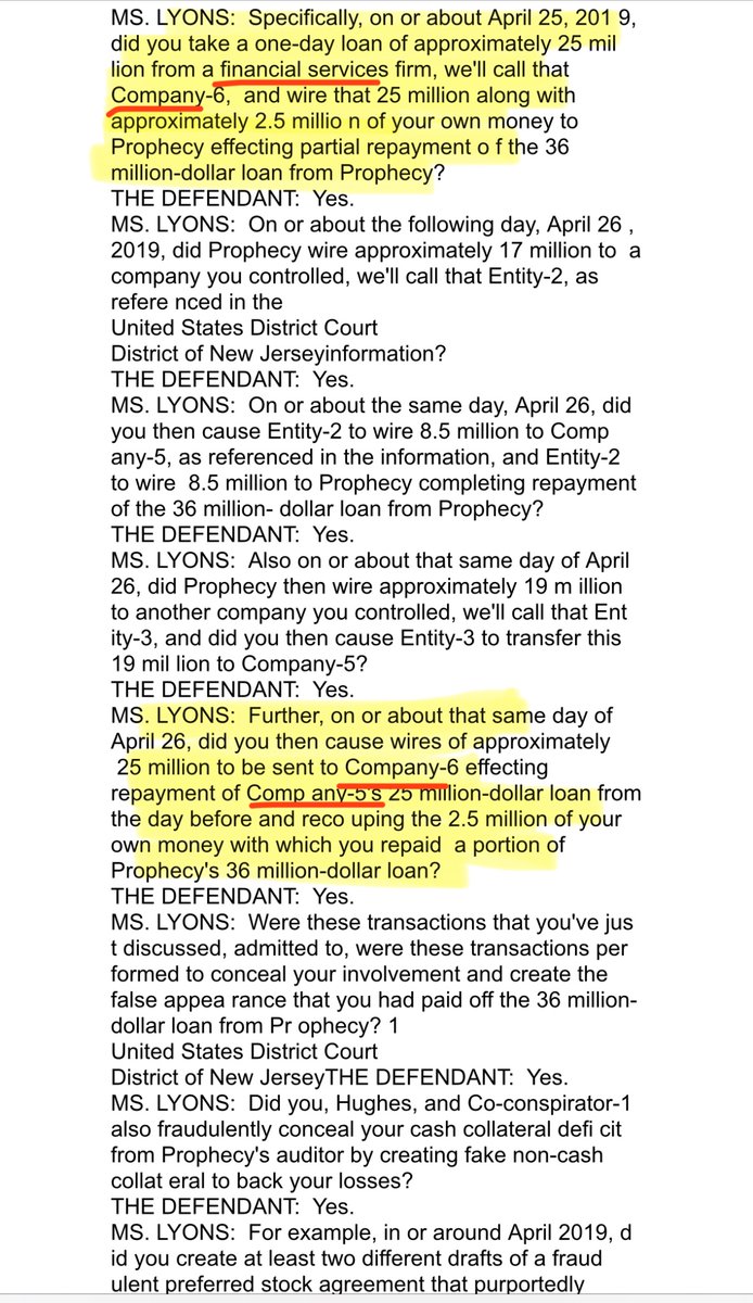 LKPreserve's tweet photo. Did Brian Kahn implicate #BRiley in Prophecy scheme
Kahn told the court he got one‑day ~$25M loan from “Company-6”
Kahn said a “financial services firm” gave him the $25M
Why did $RILY give Kahn their top client a $25M one-day loan?😱
Read Kahn court transcript
@AndyTMoore @brileyfinancial @ brileywealth @tbdomer @MimiWaltersCA