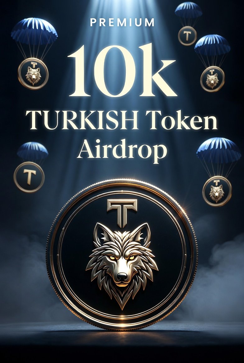 🎁Last 20 days to earn 10K TURKISH Tokens!!⏰

Join the Airdrop:👇

✨Follow our account.
✨Like, comment, and RT this tweet.
✨Tag 3 friends in the comments.
✨Leave your Sol wallet address in your comment.

⌛: Ends December 31, 2025.

📢: Winners will be announced on our