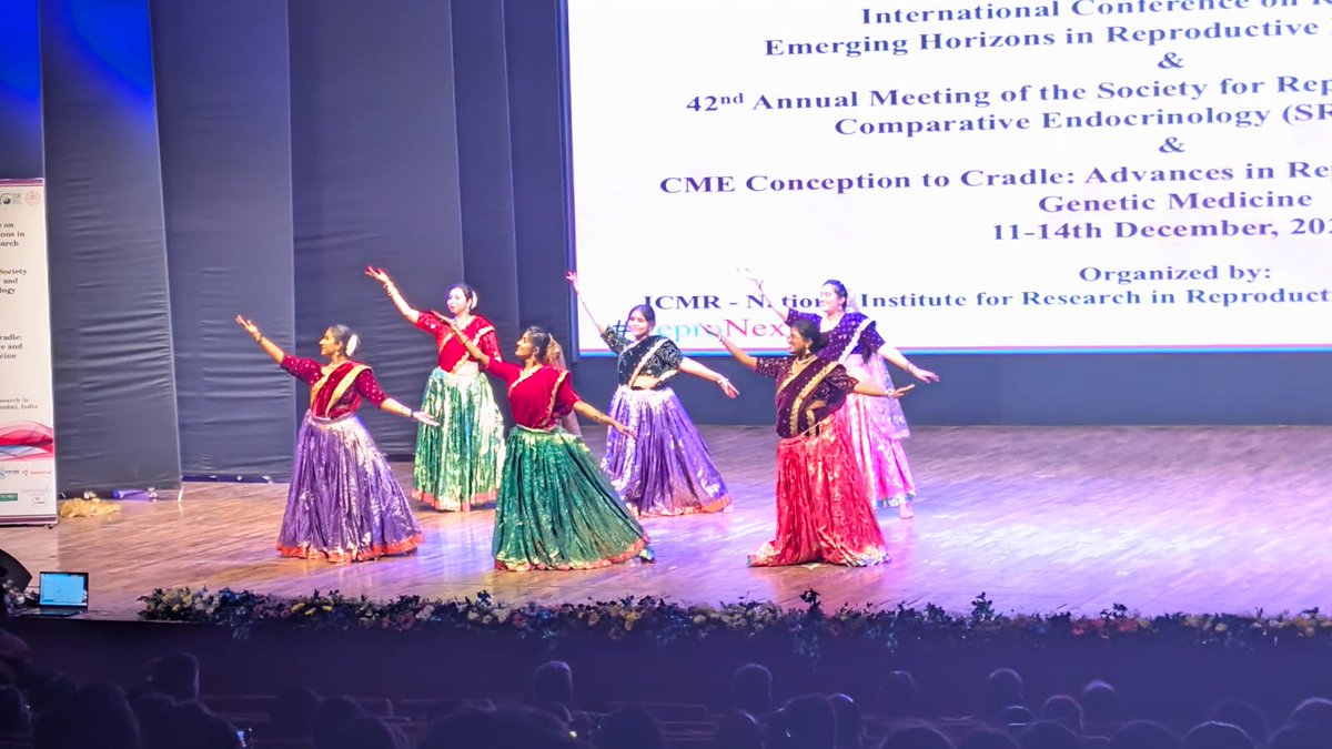 icmrnirwoh's tweet photo. Day#1 of our international conference #ReproNext ended on a relaxing note with a vibrant cultural performances by our students and professional dancers.
#ReproNext #MumbaiEvents https://t.co/jq73V9RO1W