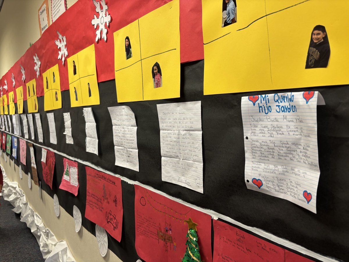 It’s a winter land! <a href="/ajbushelem/">Bush Elementary</a> Our 3rd grade teachers transformed their hallway into the Polar Express. Parents wrote letters to their scholars! <a href="/Bushfamilyctr/">johana santacruz</a>