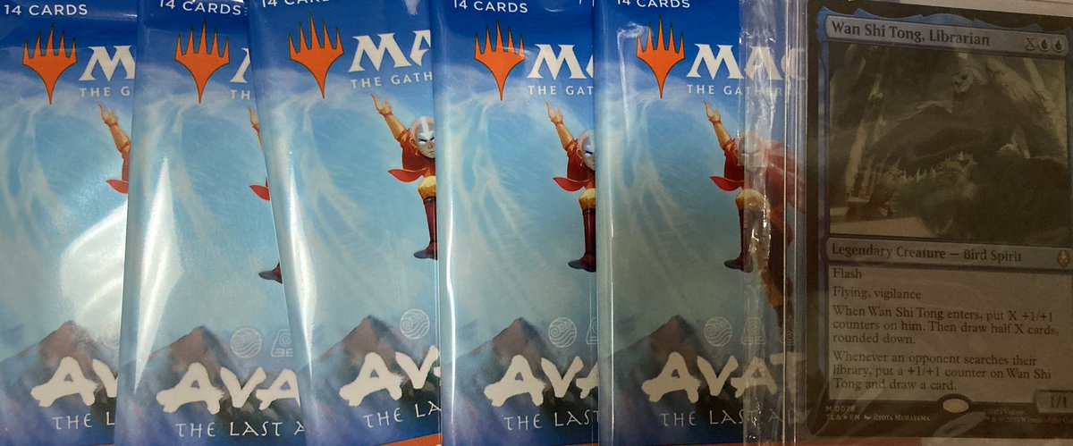 MMMで貰ったポイント、買いたくなかった鳥のfoilとパックにしました