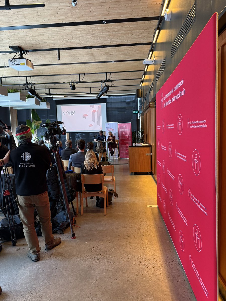 Conférence de presse #blocagemaximum avec #tourismemontreal | « 3 ans après la première édition, la pression causée par la multiplication des chantiers demeure, et l’état des infrastructures exigera des interventions majeures sur le réseau routier métropolitain. »