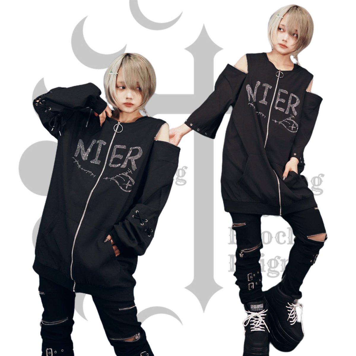NieR_tokyo's tweet photo. 🎁本日〆切プレゼント企画🎁

STONE LOGO 3WAY-STYLE BLACK 
UNISEX ZIP OUTER

🎁2名様にプレゼント🎁

◼応募方法
フォロー(@NieR_tokyo) &amp; リポスト
◼締切〆  本日24時

こちらの商品は〆切後販売予定となります🐰

是非ご参加ください🙇‍♂️🙇‍♀️ https://t.co/7SSRmDW4Et