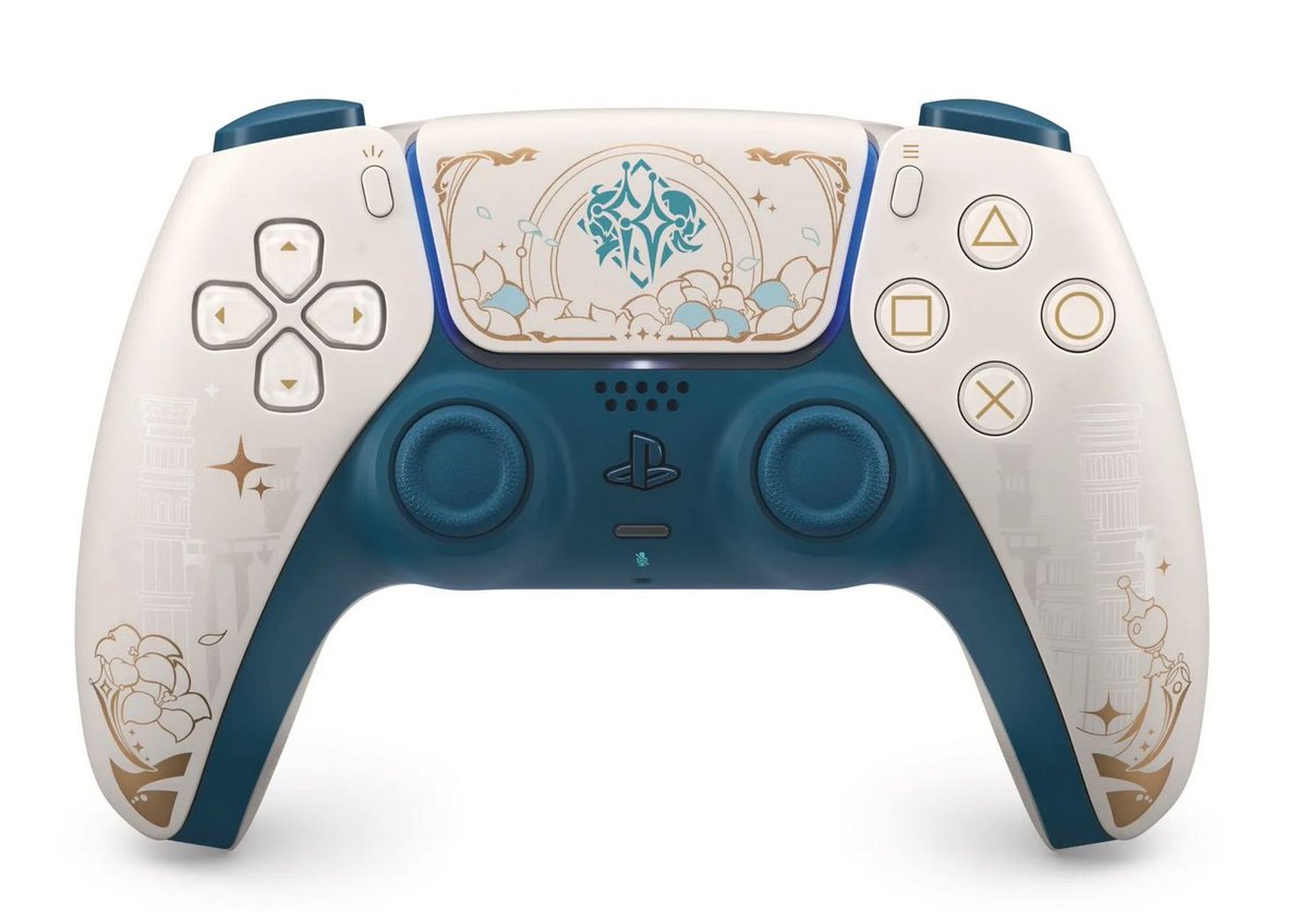 videogamedeals's tweet photo. Pre-Order: DualSense Wireless Controller – Genshin Impact Limited Edition $84.99 via PlayStation Direct. https://t.co/L08SL8uBt5 https://t.co/NoMXvZZa2N