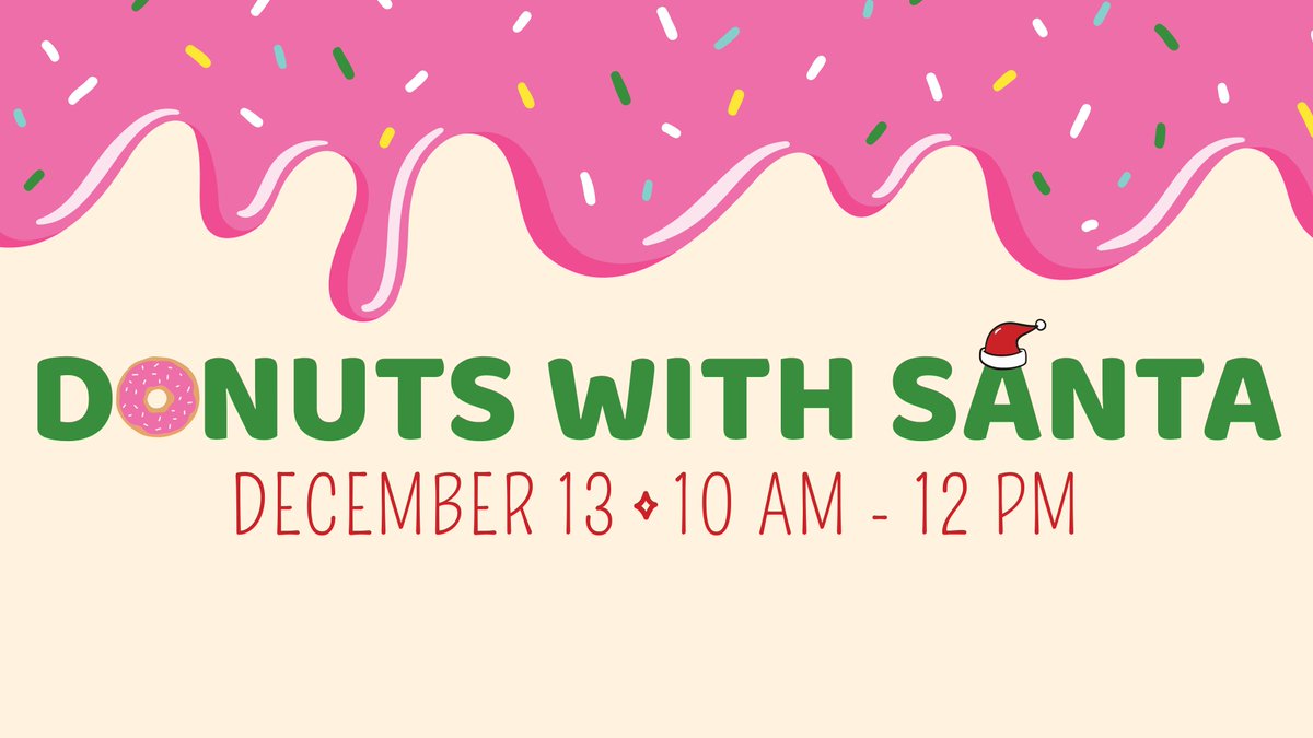 Enjoy a sweet &amp; magical morning this Saturday, Dec. 13 at The Beacon with delicious donuts, festive crafts, holiday games, and a visit with Santa himself! Snap photos, share your wish list, and celebrate the magic of the season 🍩🎅

Register online here: bit.ly/4pYdCLt
