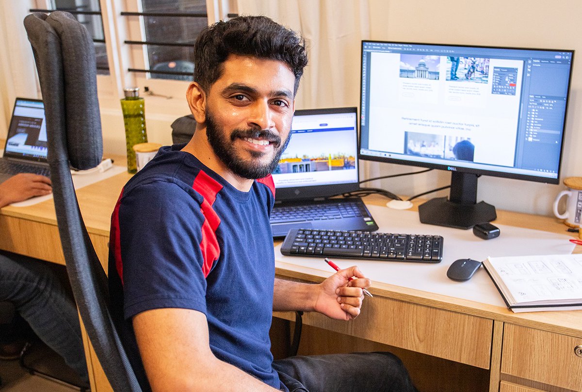 myheartcreative's tweet photo. Meet Suhail, our Senior Graphic Designer! 👋🖋️

From digital designs to custom print materials, Suhail brings strategy and creativity to every project! 

Meet the rest of our team ❤️ https://t.co/P9b8XiIqxg 

#MeetOurTeam #DesignStudio #GraphicDesigner #myheartcreative https://t.co/QGlqeIVJJm