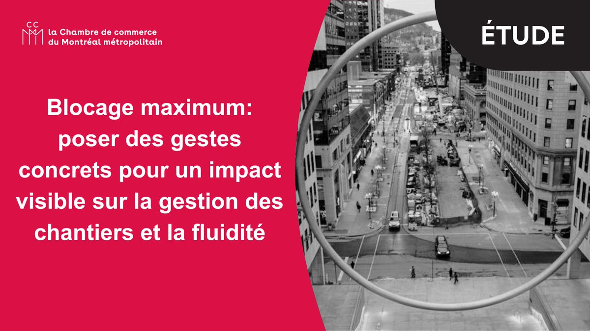 Conférence de presse avec #tourismemontreal | Pour mieux comprendre l’enjeu : l’étude Blocage Maximum est maintenant disponible sur le site de la #CCMM : ccmm.ca/fr/publication…