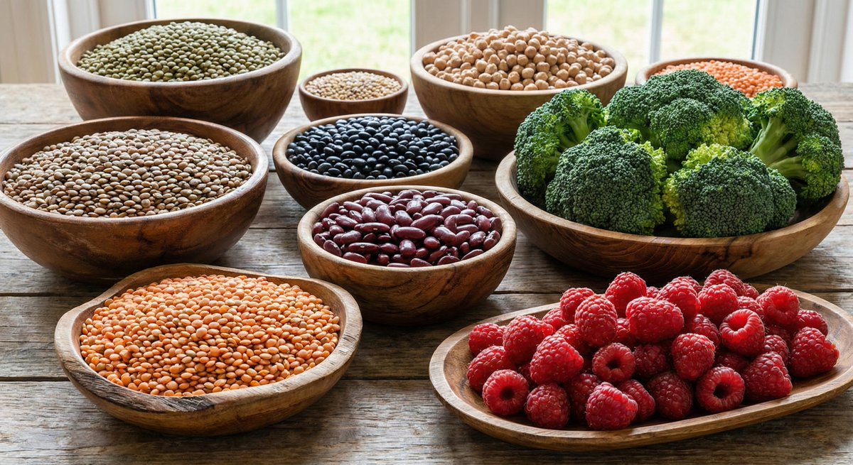ArchMHealth's tweet image. 95% of Americans do not meet the recommended daily fiber intake of 25-30g. Fiber feeds the good bacteria that produce short-chain fatty acids, which reduce gut inflammation and regulate immunity. If you aren't eating beans, lentils, or whole grains daily, you are missing out on…