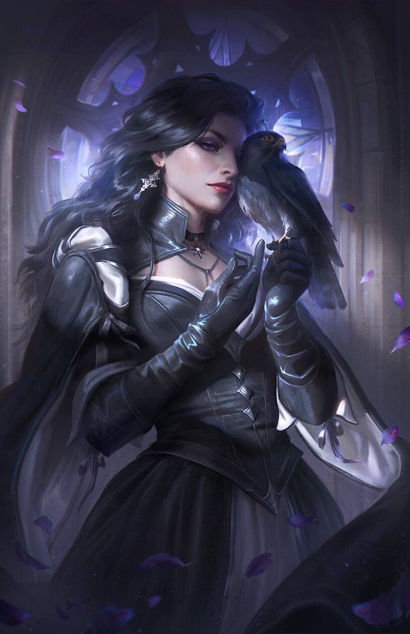 Kahzun_'s tweet photo. Because it’s always worth reminding everyone that this is the most beautiful Yennefer artwork to date, I’m resharing this incredible piece by @MariMagny .

The Witcher - Sword of Destiny (Andrzej Sapkowski)
French hardcover edition published by @BragelonneFR . https://t.co/o4UytHdQYc