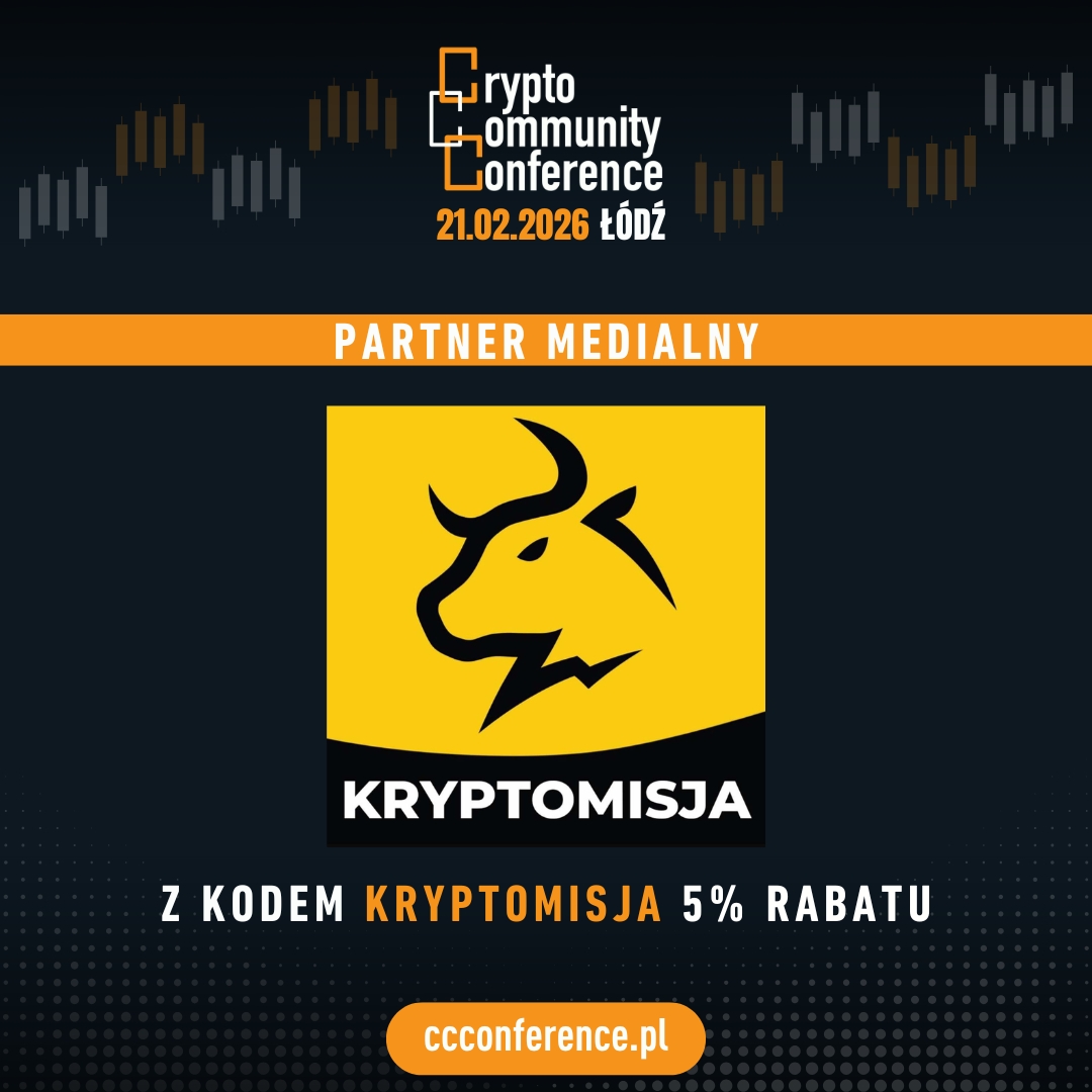 Ogłaszamy kolejnego partnera medialnego 🤝

<a href="/Krypto_Misja/">KryptoMisja</a> jest dla osób, które cenią sobie merytoryczne poradniki i tutoriale z branży kryptowalut. Swojego rodzaju piguły praktycznej wiedzy 💊 KryptoMisja jest prowadzona przez <a href="/PiotrOstapowicz/">Piotr Ostapowicz</a> 😇

Z kodem KRYPTOMISJA dostaniesz