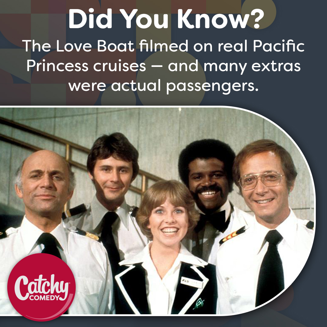 All aboard! 🚢 The Love Boat filmed on real cruises, with passengers as surprise extras! Watch The Love Boat at 3p ET | 12p PT. #ClassicTV