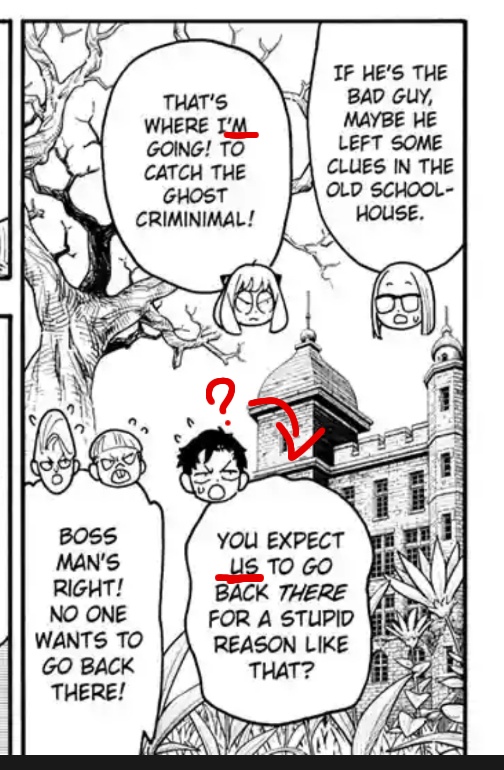 Yorthornn's tweet photo. ⚠️MANGA SPOLIERS⚠️
.
.
.
.
She didin't even invited you Damian LOL
#damianya #SPY_FAMILY https://t.co/oEjtvqtSWl