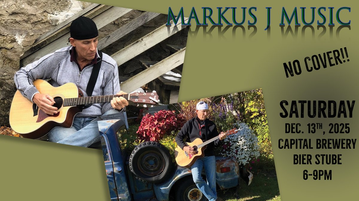 CapBrew's tweet image. Live Music in the Bier Stube  this Saturday!