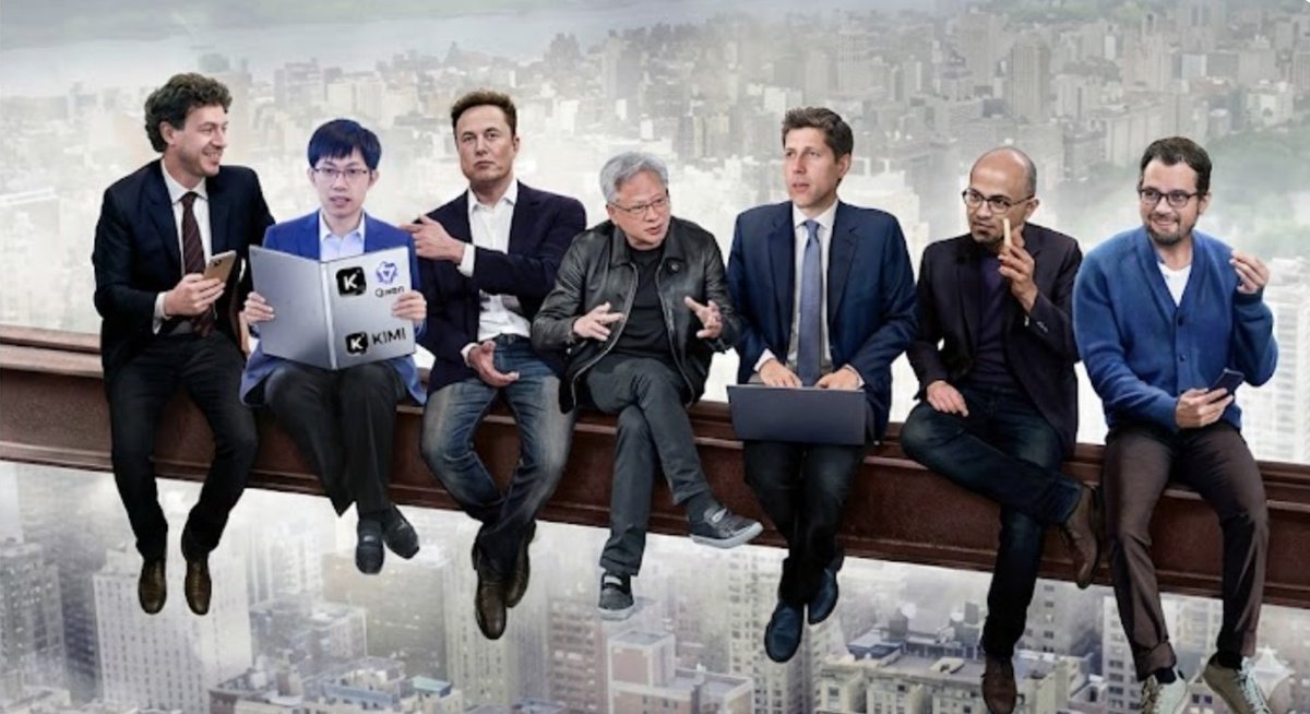 > the age of thinking machines
clever product placement
I agree with @dhtikna that Liza Su or Zuck can be swapped for… m