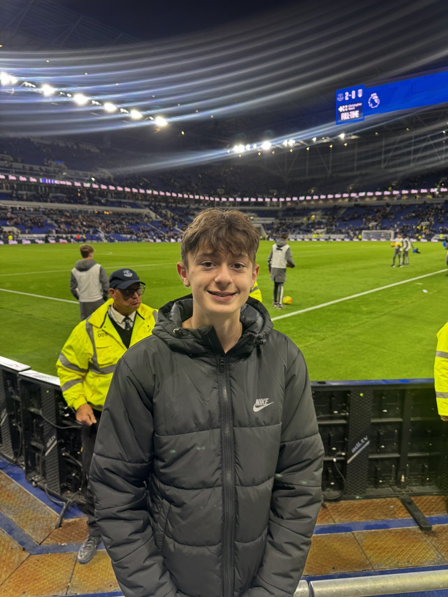 Greensides's tweet photo. A massive thank you to @DestinaceFotbal - you made a 13 year old field on top of the world! 💙💙 up the toffees! https://t.co/pTzVy8zAf9