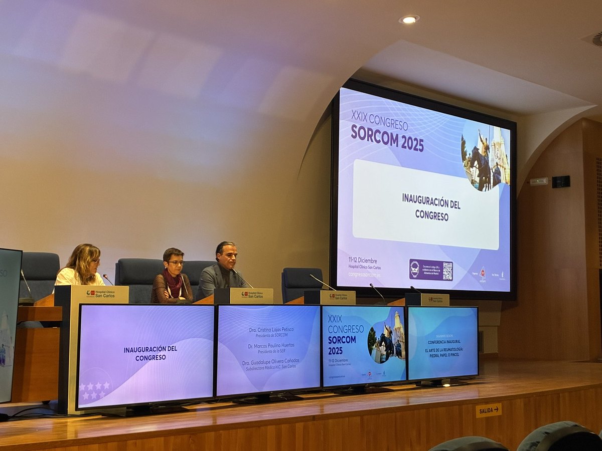 Inauguramos el congreso anual. Siempre máximos <a href="/SORCOM1/">SORCOM</a>