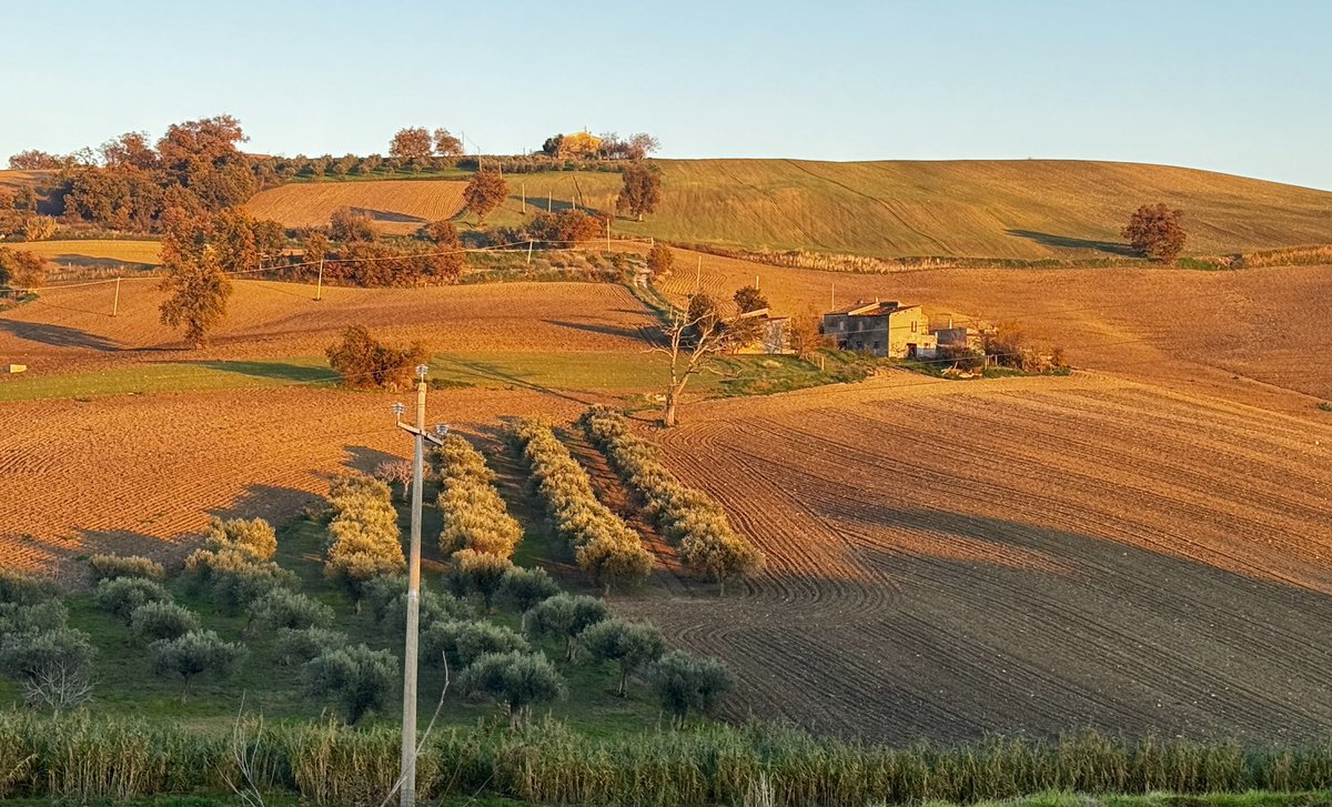 Het is vier uur. Windstil. De zon begint te zakken. Golden hour.🌅#DitisItalie