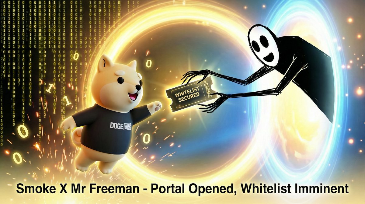 Smoke_theArtist's tweet image. 5 guaranteed WL spots have emerged shrouded in smoke for enlightened Doges to explore the multiverse of Mr. Freeman 

The rules are simple, follow @Smoke_theArtist and @MrFreeman0 like and share this post to qualify 🪄✨