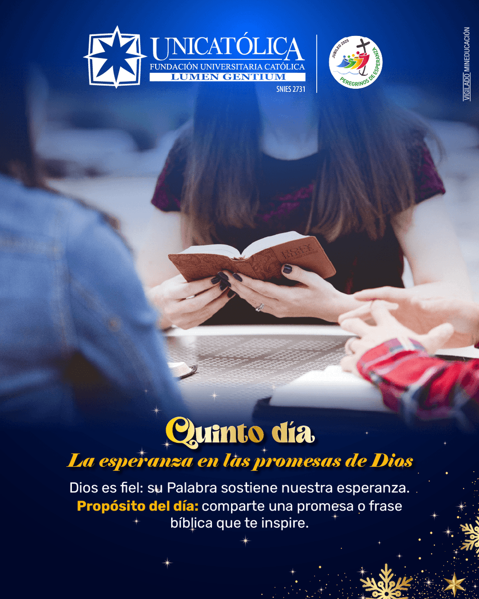 Dios es fiel. Su Palabra es nuestra certeza 📖

Nuestra esperanza tiene un fundamento inquebrantable: la fidelidad de Dios. Su Palabra no falla, sus promesas se cumplen. En este día, aferrémonos a sus promesas como ancla del alma, segura y firme (Heb 6,19).