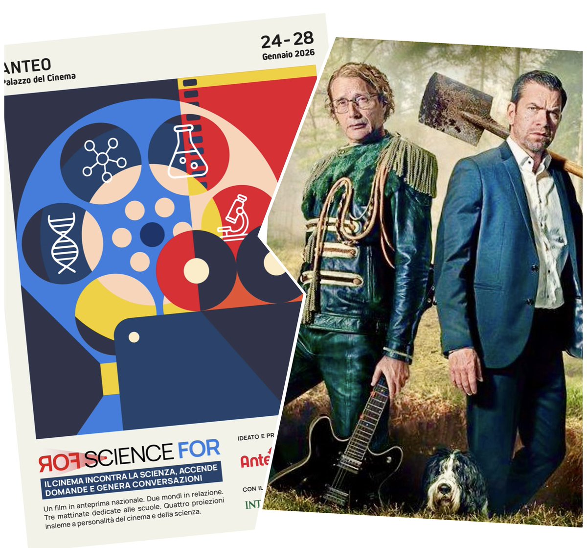 🔴🎞️🔴 #MarilynMagazine #MM  <a href="/Corriere/">Corriere della Sera</a> <a href="/7Corriere/">7 Corriere</a> #LaVoceDiMarilyn 🔜🔜🔜 Cinema, scienza e cultura civica 🔜 24-27 gennaio 2026 🔜🔜 a Milano nasce #ScienceFOR #Anteo e #FondazioneUmbertoVeronesi 🫵🌍 leggi il post di #MarilynMagazine ✍️ marilyn.corriere.it/2025/12/11/cin… 🎵🌍