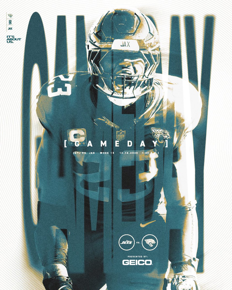 Nothing beats a Jet-Jag holiday!
@GEICO | #NYJvsJAX