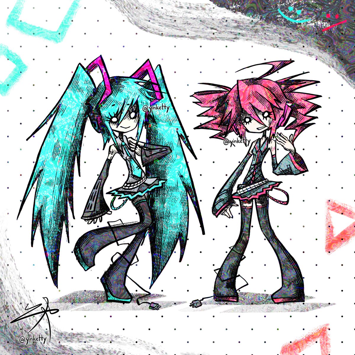 #miku #teto #digitalart