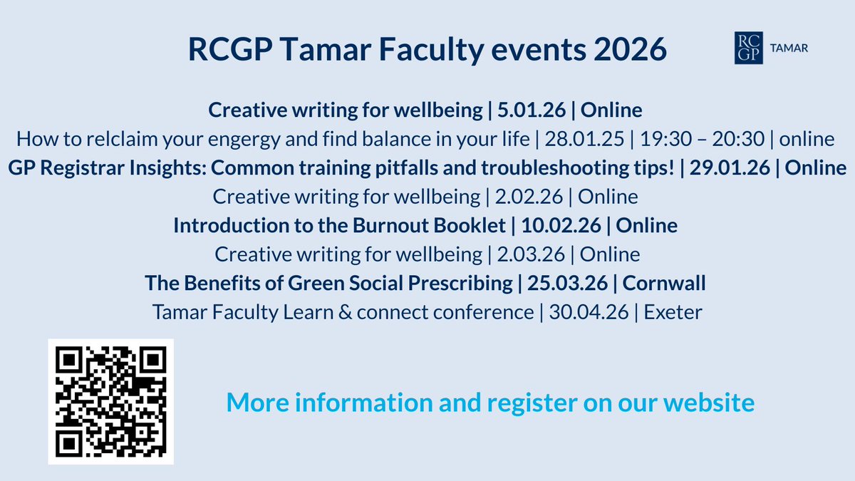 RCGP Tamar Faculty tweet media