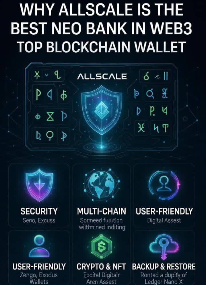 MXofweb3's tweet photo. You’ve been told your wallet is just for holding tokens  

@allscaleio is rewriting that narrative  
Completely  

✓ Allscale is not just a wallet  
It’s your identity  
Your resume  
Your campaign manager  
Your income stream  
Your learning hub  
All in one place. https://t.co/ZsmkBZZ72W