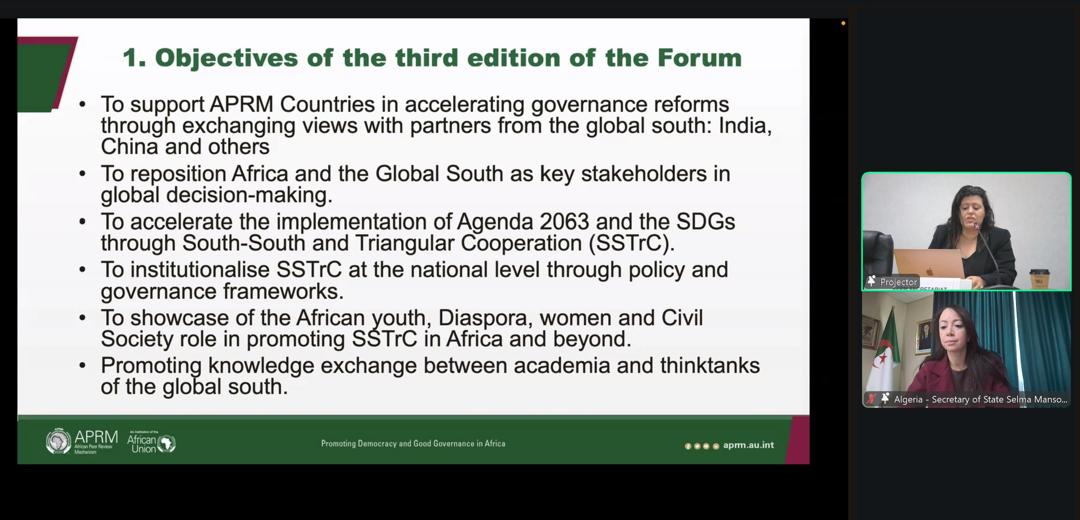 ترأست اليوم كاتبة الدولة لدى وزير الشؤون الخارجية، المكلّفة بالشؤون الإفريقية، السيدة <a href="/SECAAf_Mansouri/">Selma Mansouri | سلمة منصوري</a> ، أشغال لجنة نقاط الاتصال للآلية الإفريقية للتقييم من قبل النظراء <a href="/APRMorg/">African Peer Review Mechanism (APRM)</a> المنعقدة عبر تقنية التحاضر عن بعد.