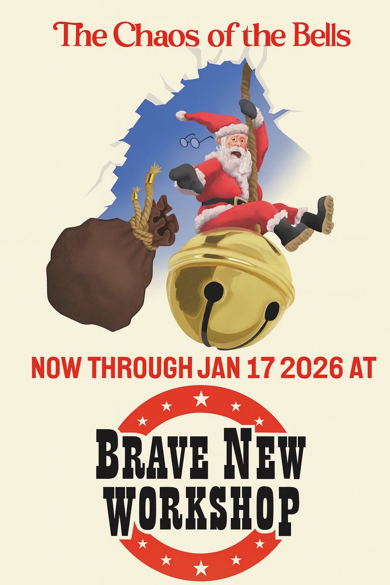 365TwinCitiesMN's tweet image. The Chaos of the Bells 2025 is bringing big laughs to the Dudley Riggs Theatre now through Jan 17, 2026!
Sketch comedy, music, and nonstop festive fun from Brave New Workshop.
365twincities.com/the-chaos-of-t…
#Mpls #TwinCitiesEvents #HolidayShows #BraveNewWorkshop