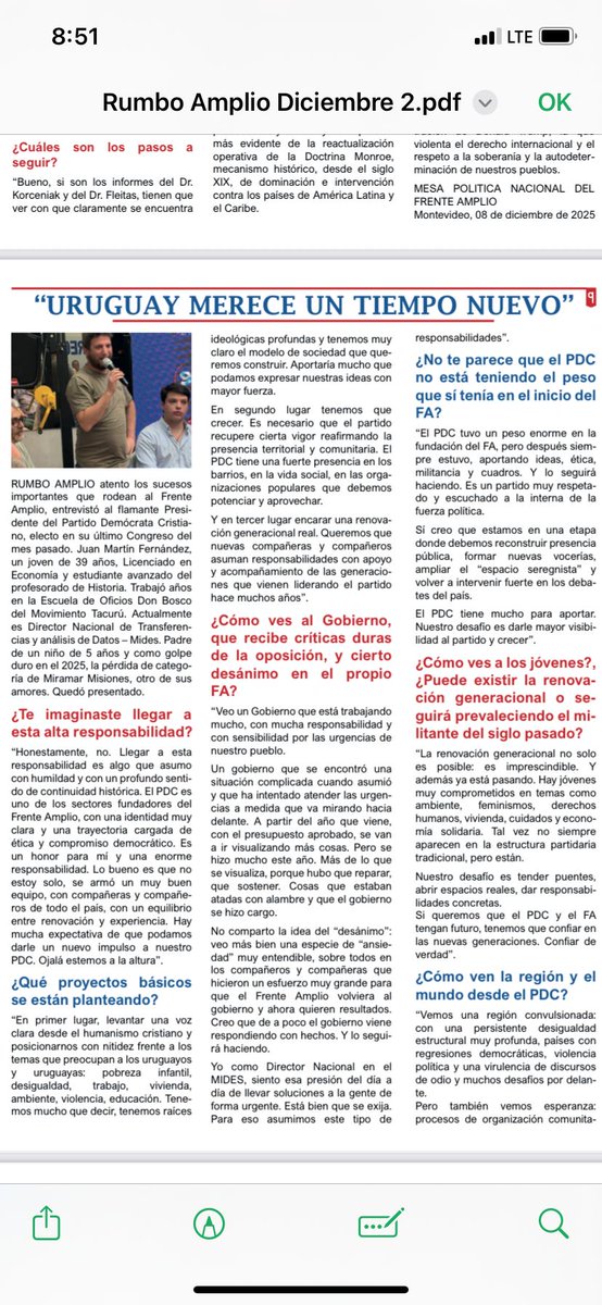 PDC URUGUAY tweet media