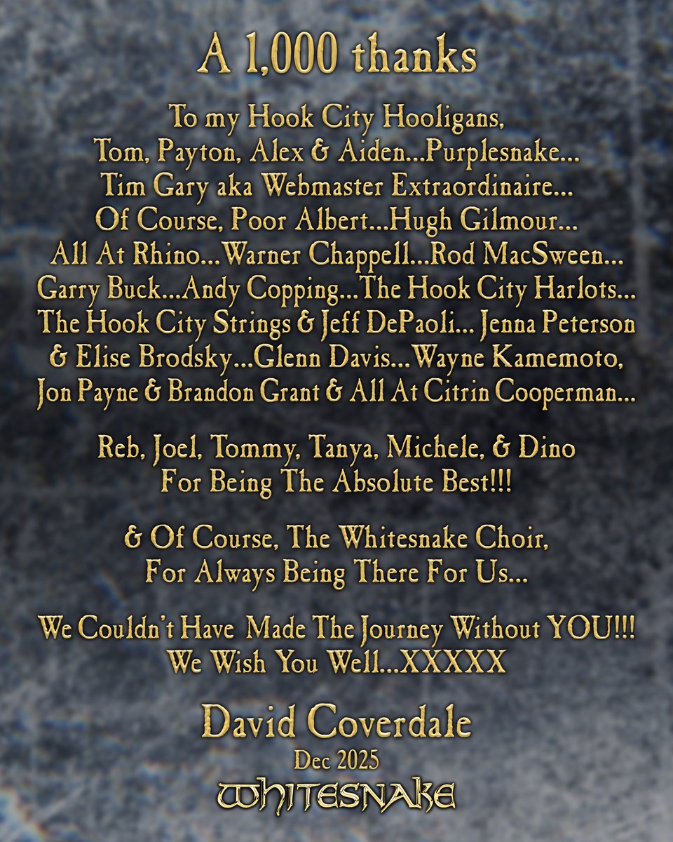 David Coverdale tweet media