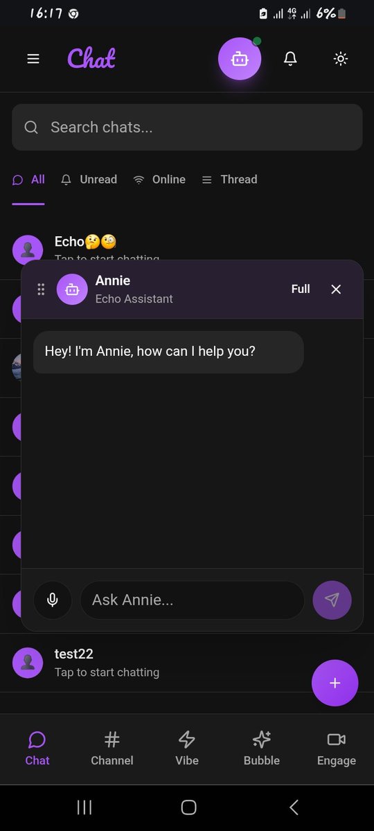 EchovibeSocial's tweet image. Picture-in-Picture Magic Help without leaving your page. Annie appears, helps, disappears. No interruption, just assistance. This is how support should work. 
#PiPMode